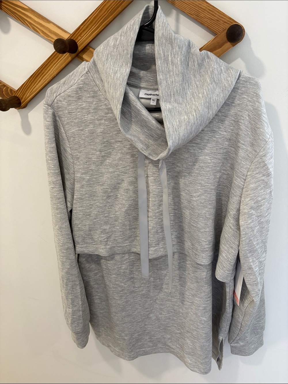 MOTHERHOOD Funnel Neck Nursing Sweatshirt